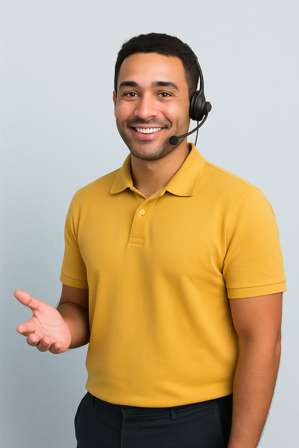 Hubhinho, atendente Hubhi